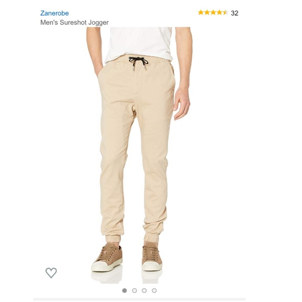Zanerobe Tan Joggers NEW WITH TAGS